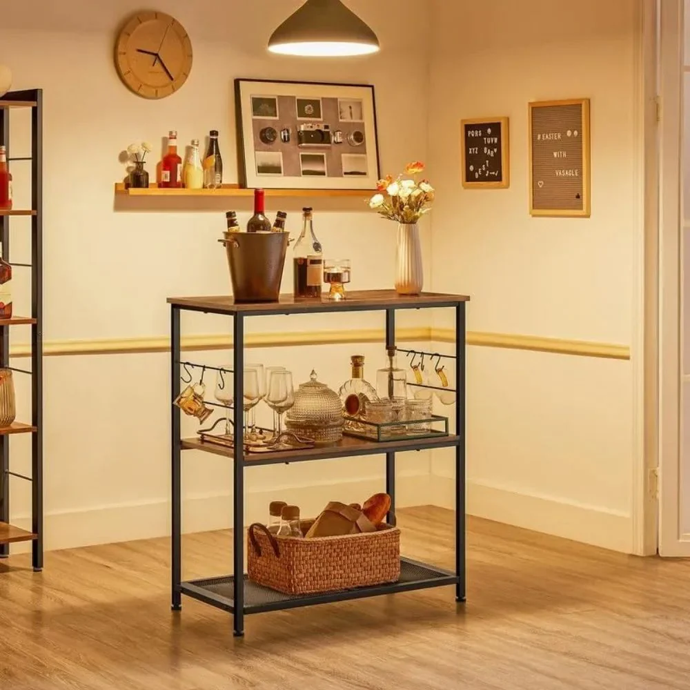 Storage Rack with Shelves and Hooks - Image 4