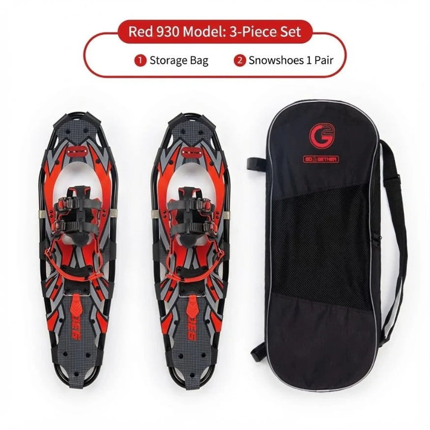 Lightweight All-Terrain Snowshoes for Adults – Complete 9-Piece Winter Hiking Set with Adjustable Trekking Poles, Snow Baskets & Carry Bag – Durable & Cold Resistant Gear for Men and Women - Image 12