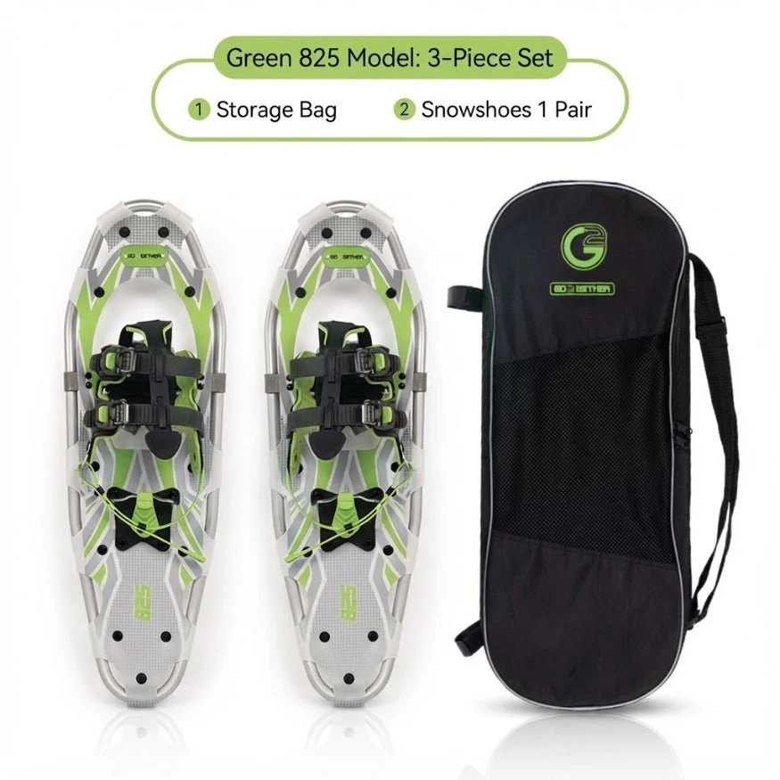 Lightweight All-Terrain Snowshoes for Adults – Complete 9-Piece Winter Hiking Set with Adjustable Trekking Poles, Snow Baskets & Carry Bag – Durable & Cold Resistant Gear for Men and Women - Image 22