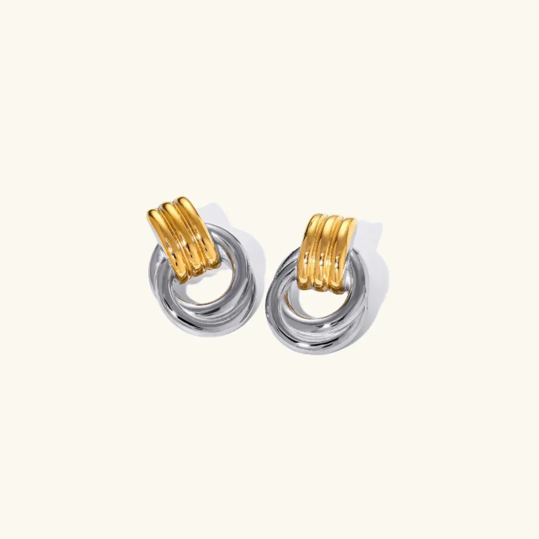 Amabelia Layered Hoop Earrings - Image 11