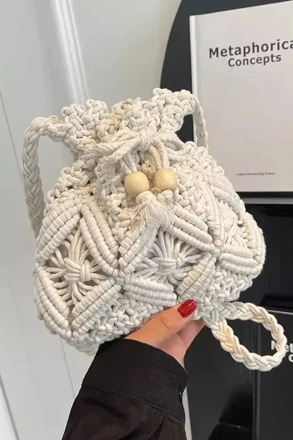Amy Crochet Bucket Bag - Image 2