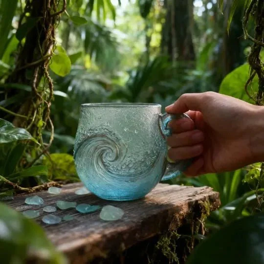 The Artisan Ocean Wave Mug - Image 3