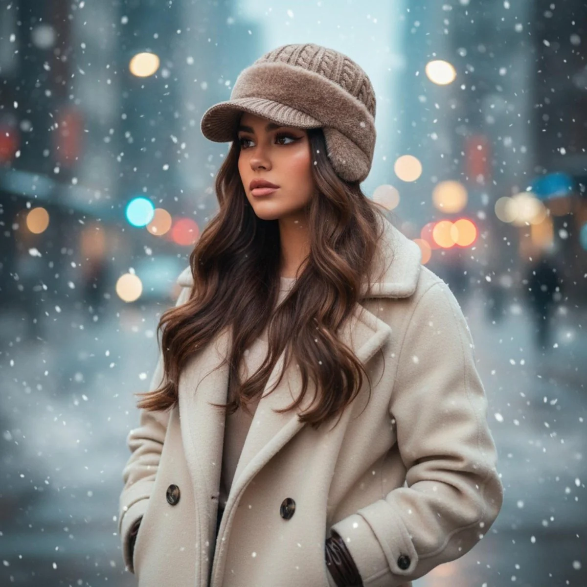 Beige Aspen Trapper Hat - Image 4