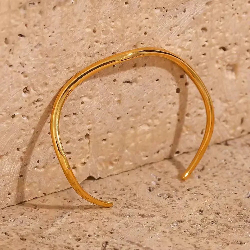 Blessie Gold Bangle - Image 7