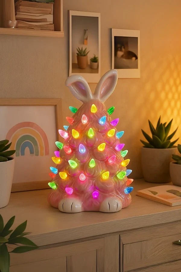 Blush Pink Easter Bunny - Image 4