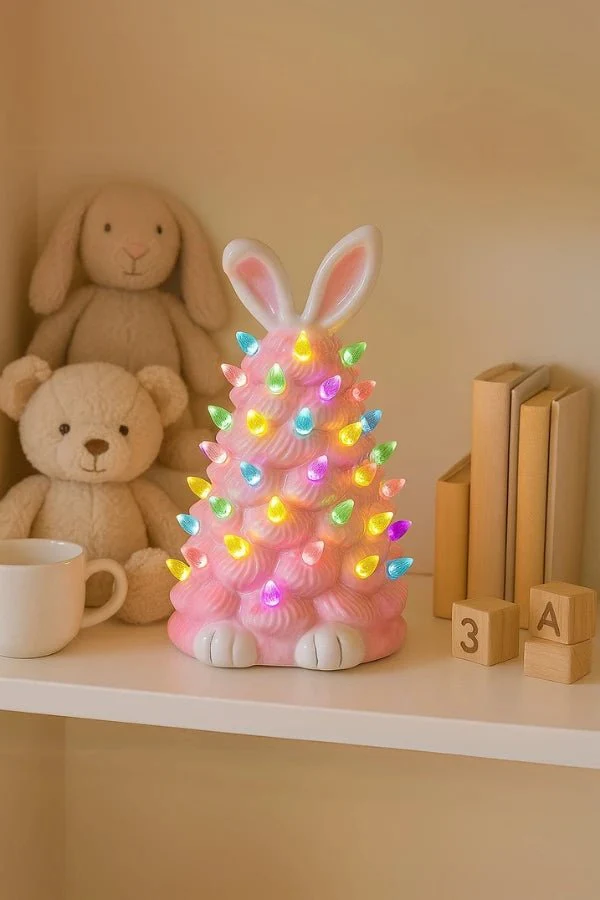 Blush Pink Easter Bunny - Image 5