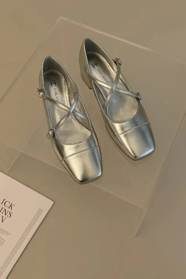 Camille Vintage Flats - Image 10