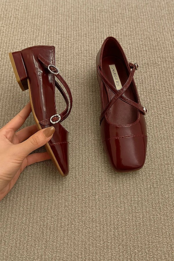Camille Vintage Flats - Image 4