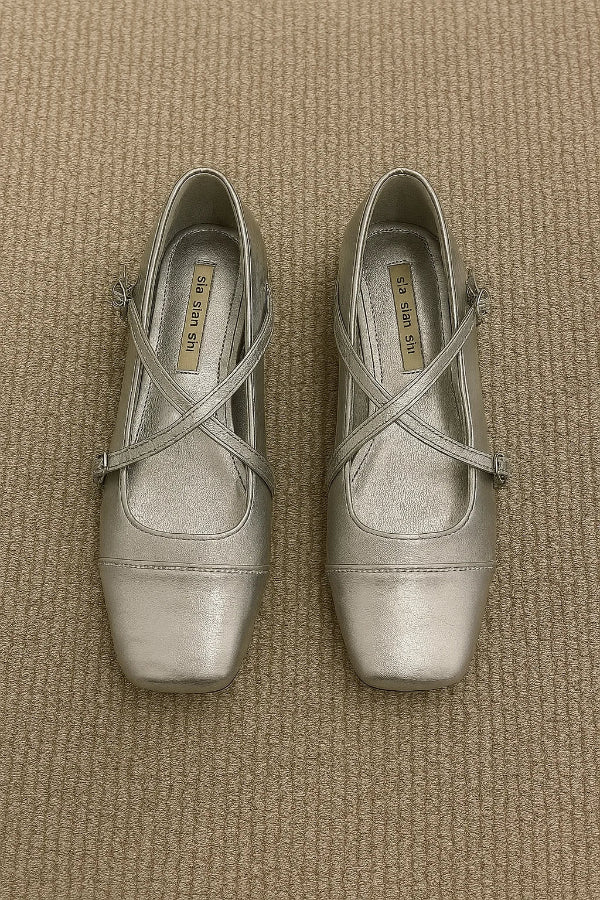 Camille Vintage Flats - Image 6