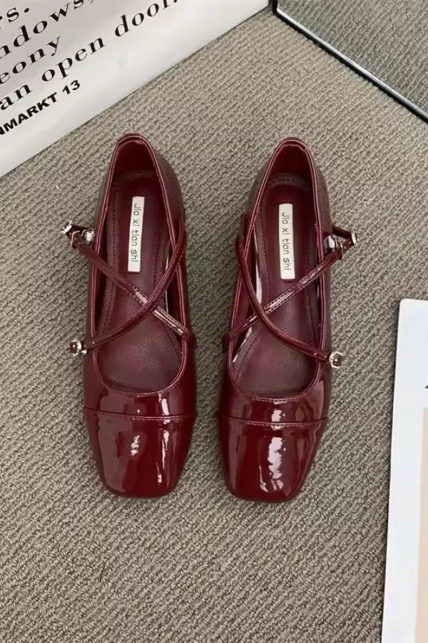 Camille Vintage Flats - Image 8