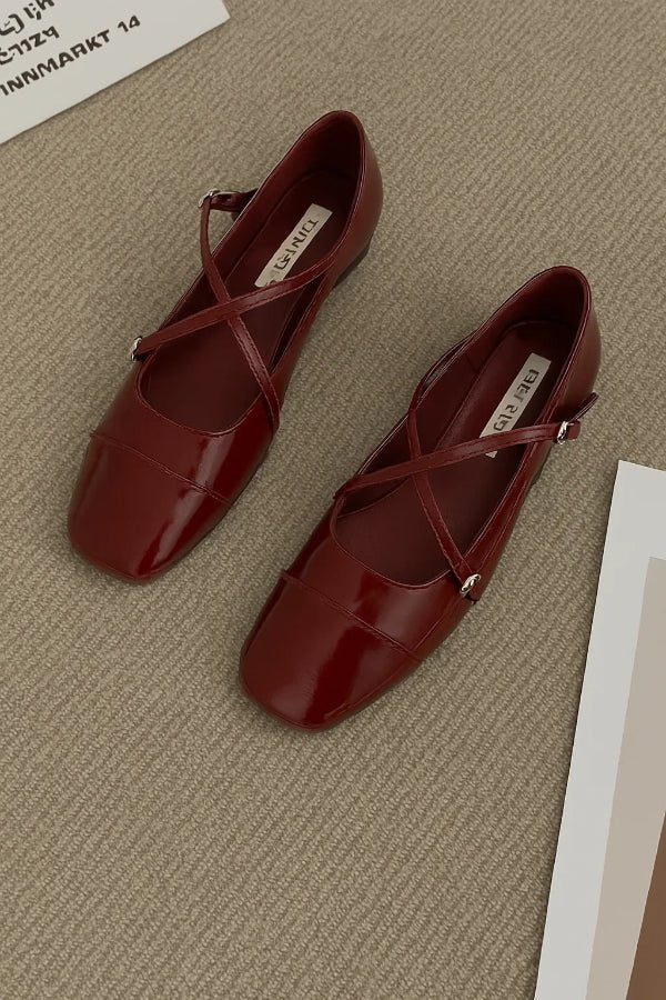 Camille Vintage Flats - Image 9