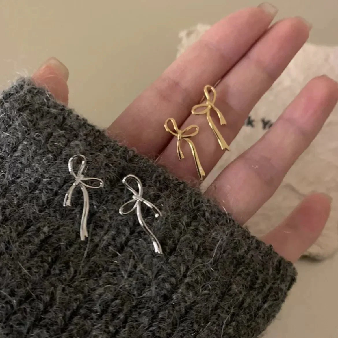 Carly Bow Earrings - Image 8