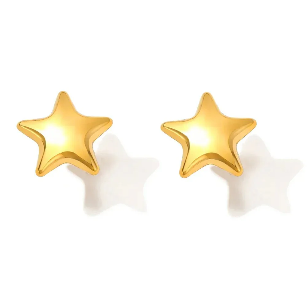 Celine Star Stud Earrings - Image 2