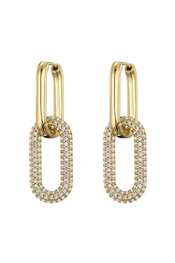 Chain Link Earrings - Image 3