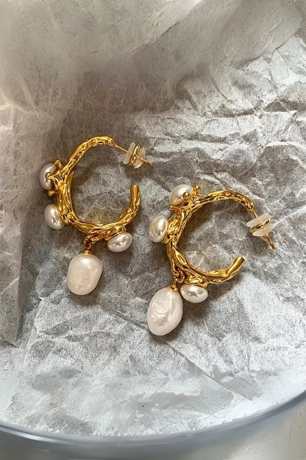 Chelsea Freshwater Pearl Earring - Image 2
