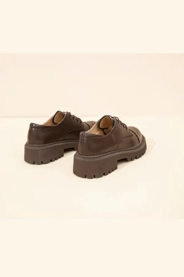 Classic Leather Oxford Loafers - Image 4