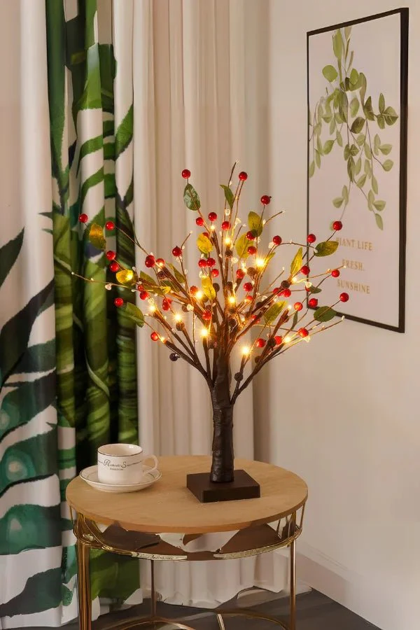 Crimson Berry Bloom Tree - Image 4
