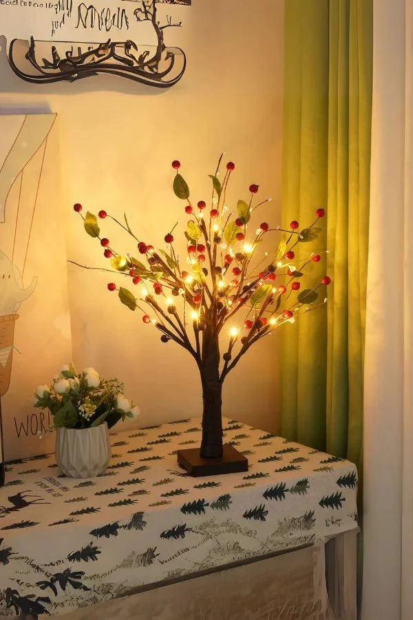 Crimson Berry Bloom Tree - Image 5