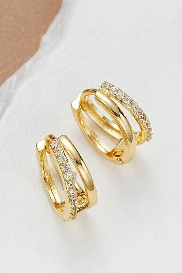 Destiny Rhinestone Earrings - Image 2
