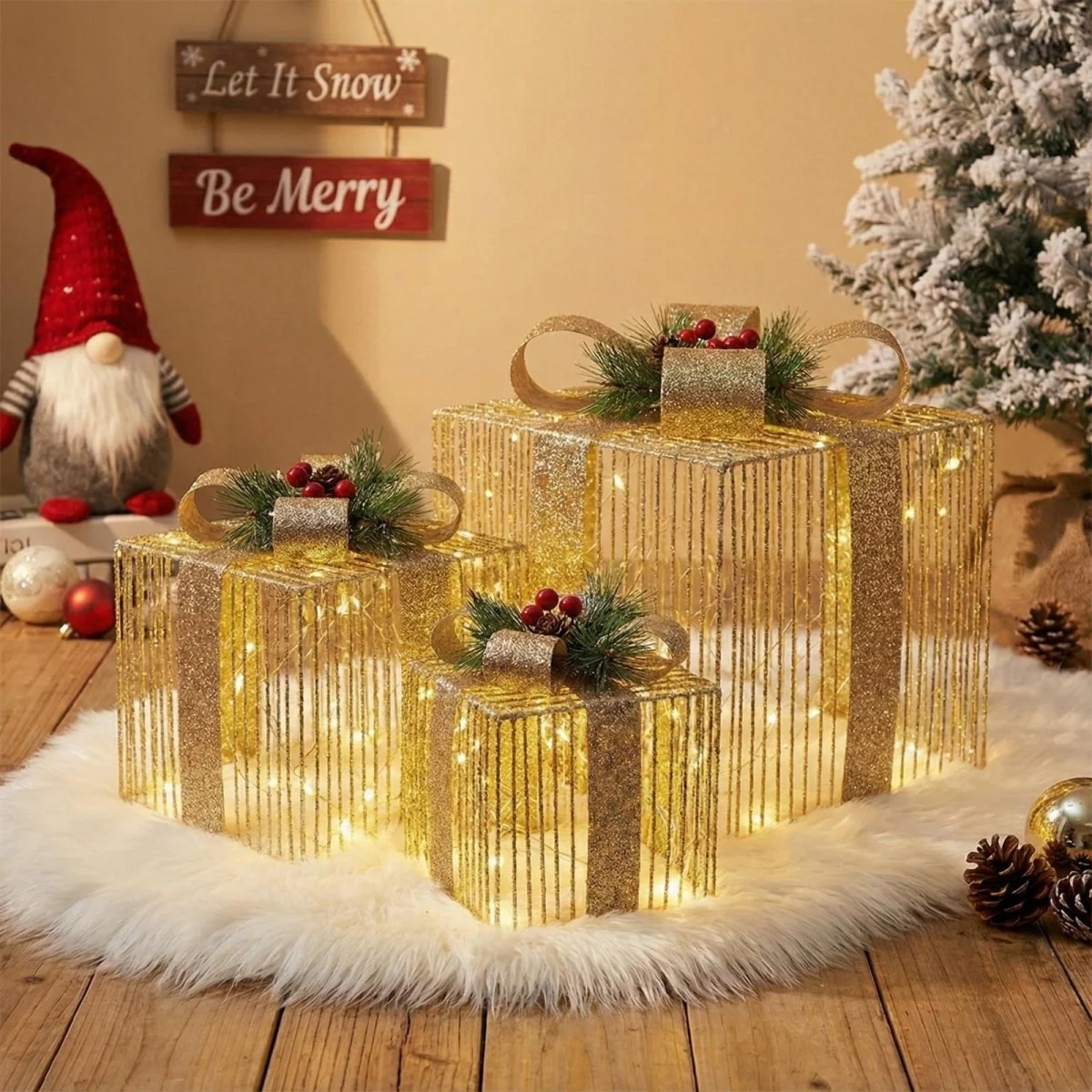 Holidays Eclat Gifts Gilded Decor