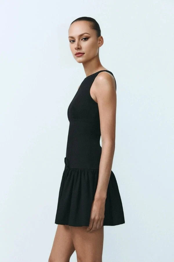 Florence Bow Ruffle Mini Dress - Image 18