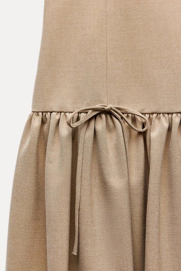 Florence Bow Ruffle Mini Dress - Image 7