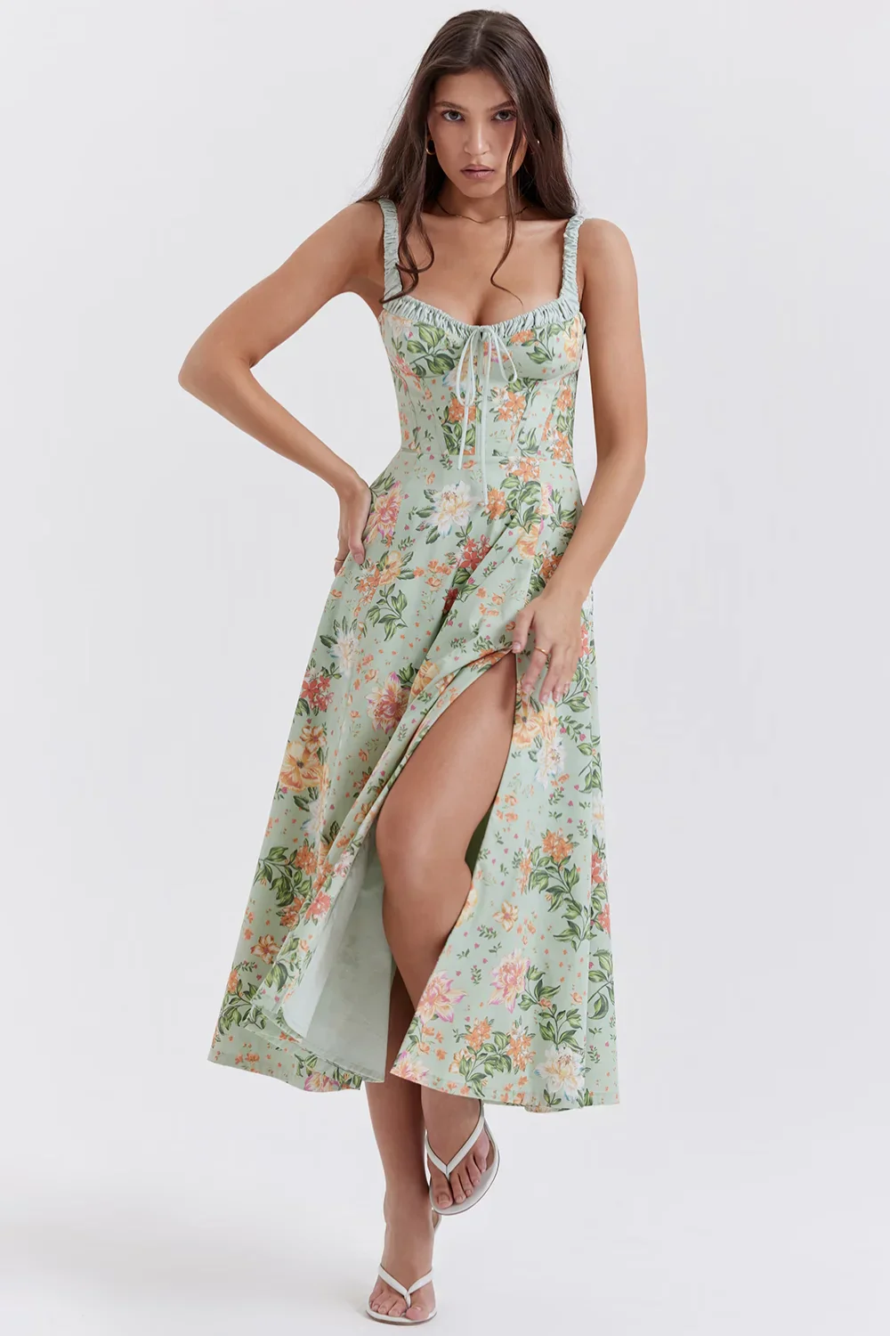 Seraphine - Floral Green - Image 2