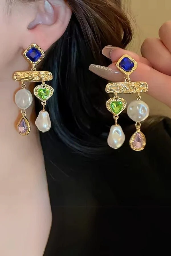 Hadassah Cascades Earrings - Image 2
