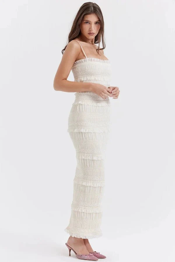 Hannie Sequin Pleat Dress - Image 6