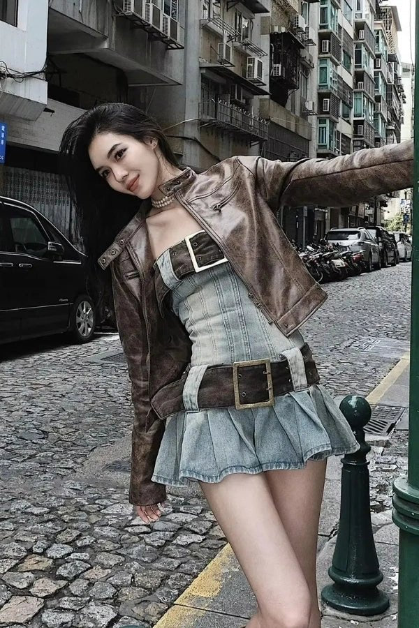 Harlow Denim Corset - Image 3