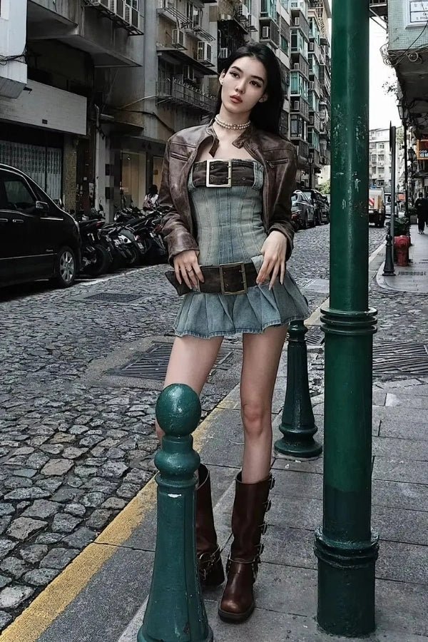 Harlow Denim Corset - Image 4