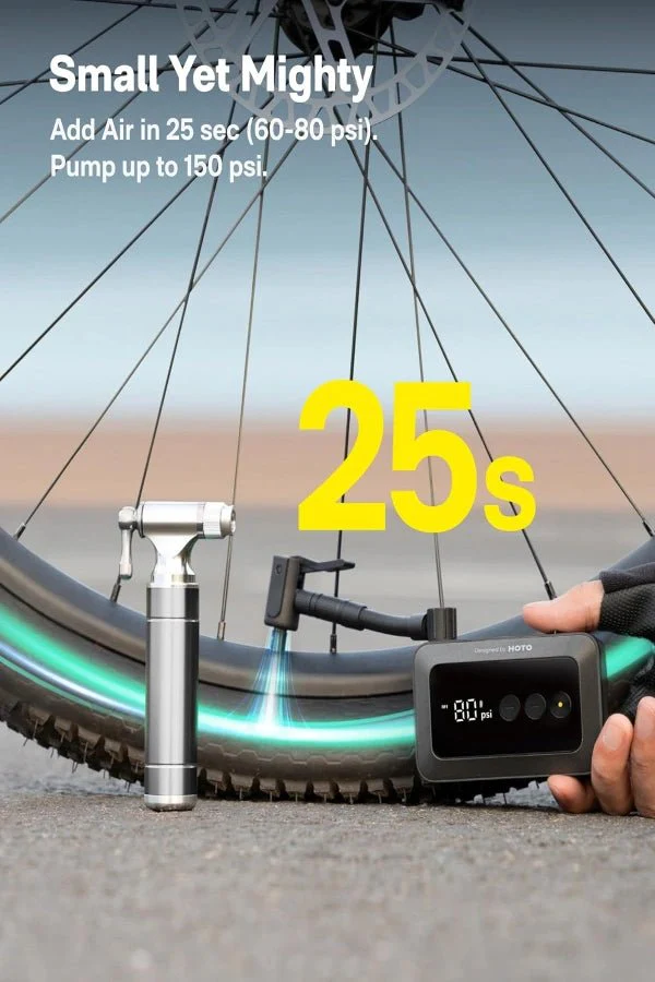 Hugo Portable Car Tire Inflator & Air Compressor - Image 2
