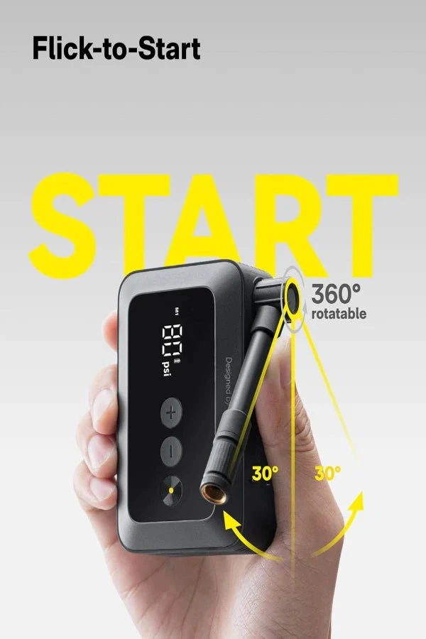 Hugo Portable Car Tire Inflator & Air Compressor - Image 3