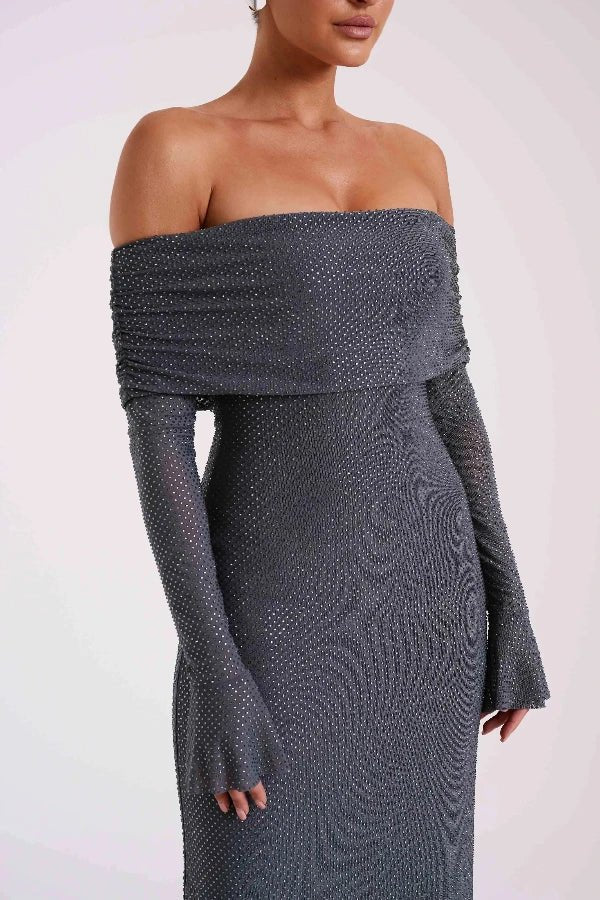 Jada Off Shoulder Dress - Image 20