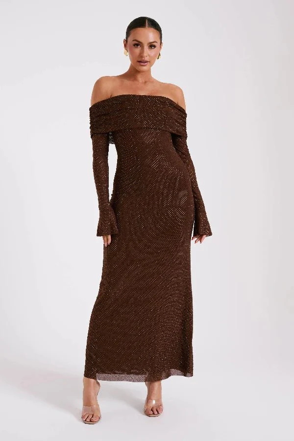 Jada Off Shoulder Dress - Image 5