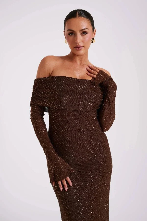 Jada Off Shoulder Dress - Image 9