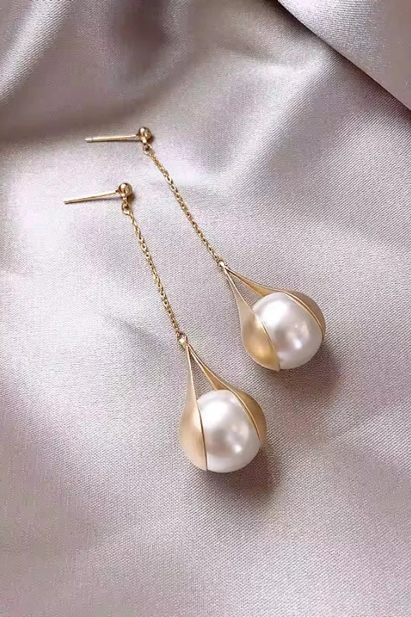 Jamica Golden Drop Earrings - Image 3