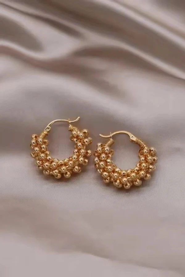 Jessie Cluster Bead Earrings - Image 3