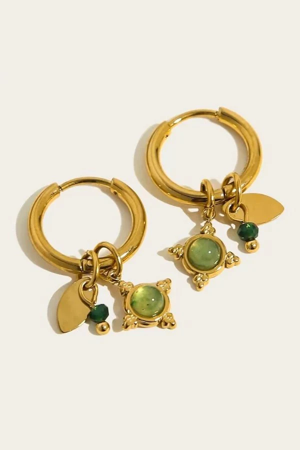 Jinni Golden Hoop Earrings - Image 6