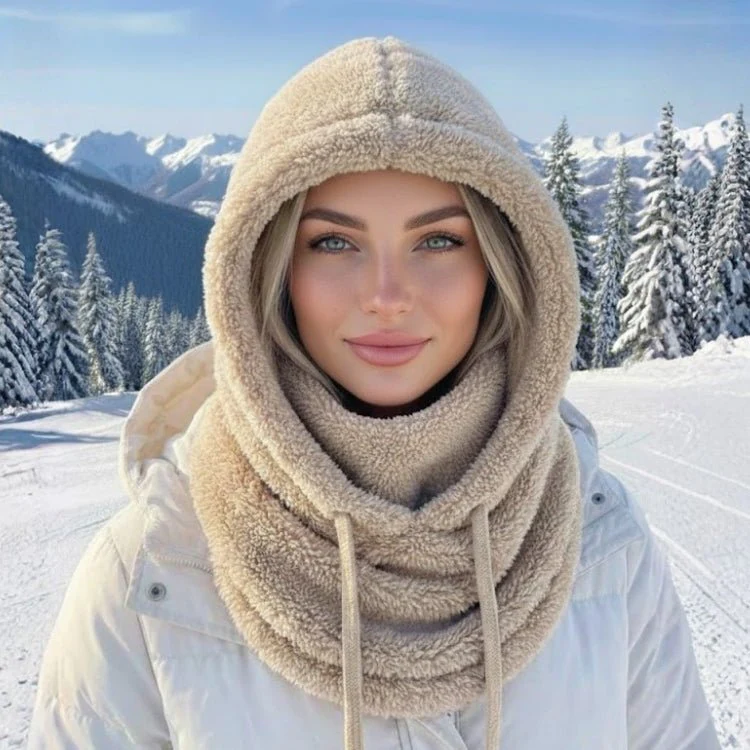 Premium Fleece Balaclava Hood - Thermal Ski & Snowboard Hat with Integrated Neck Warmer