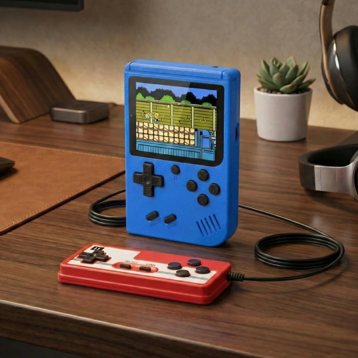 Retro Games Console Handheld with 400 Games (with Controller) - Image 4