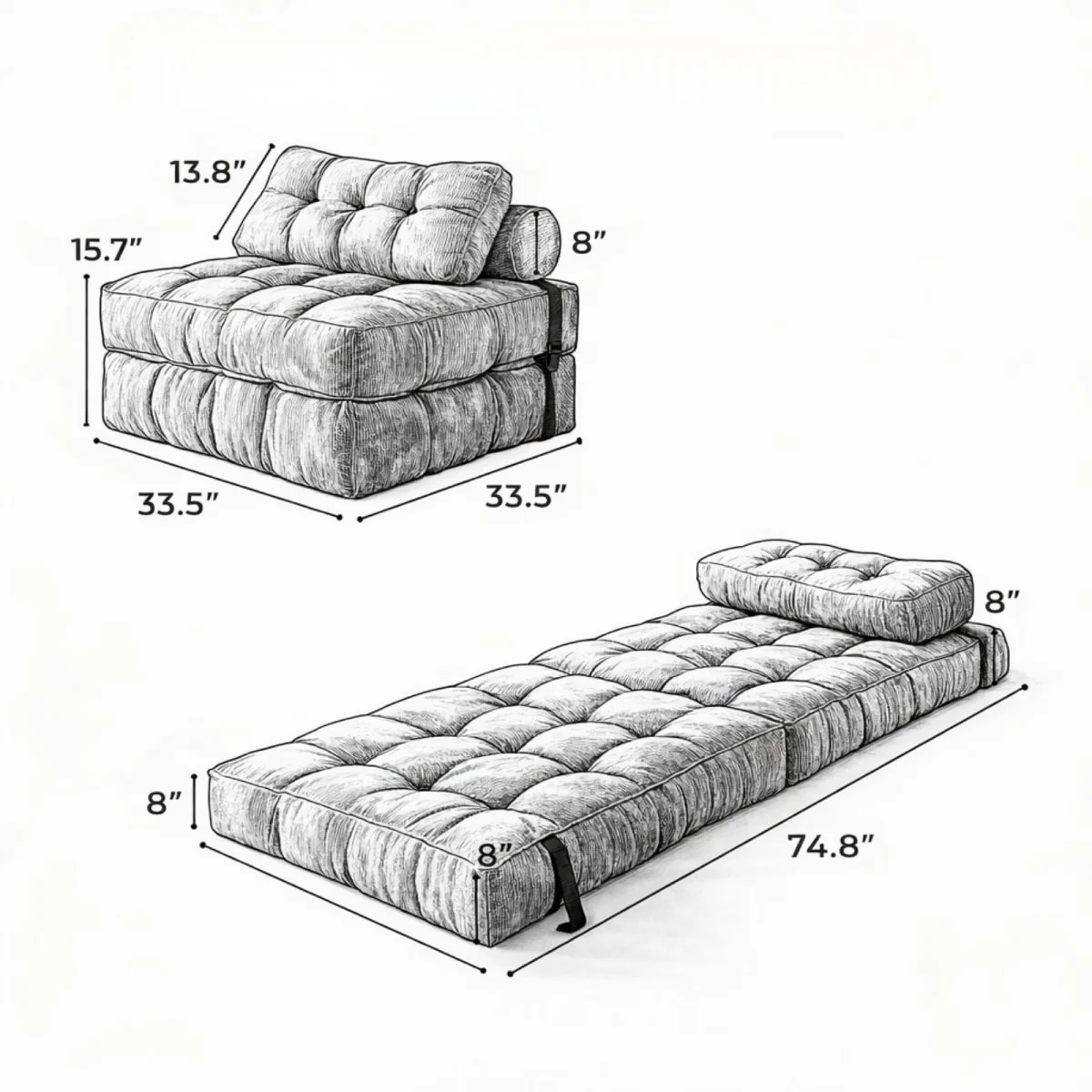 The Nook Sanctuary Chair | Corduroy Cloud-Sleeper - Image 6
