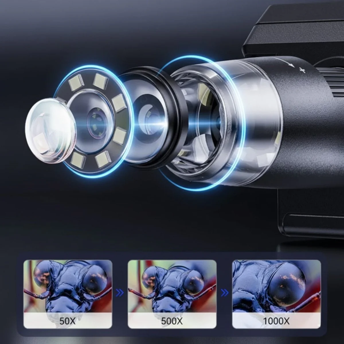 SmartScope Labs - 1080P Digital Microscope with LCD Screen - Image 6