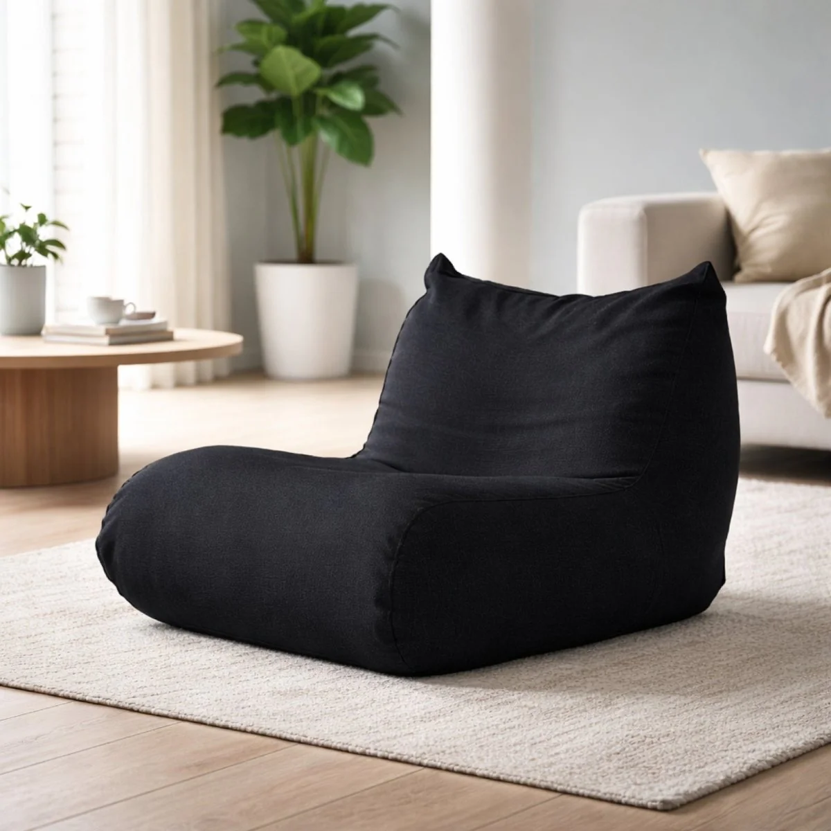 The Dune Low-Profile Lounge | Tufted Mohair Floor Sofa - Image 3