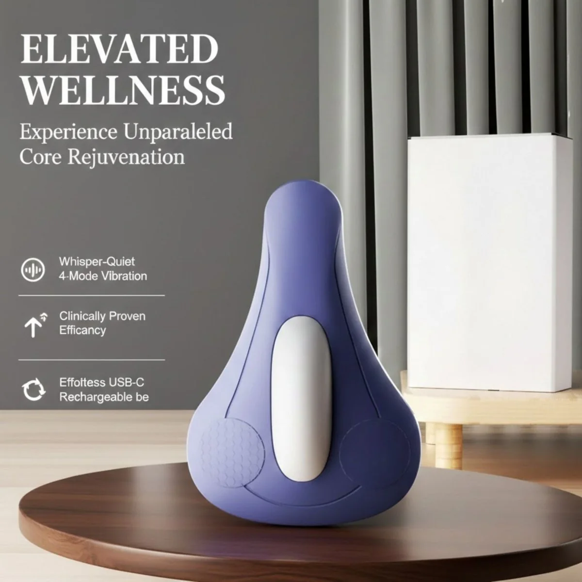 Electric Pelvic Floor Muscle Trainer Exerciser Hip Strengthener Exercise Tools Ergonomic Pelvic Floor Muscle Exercisers - Image 6