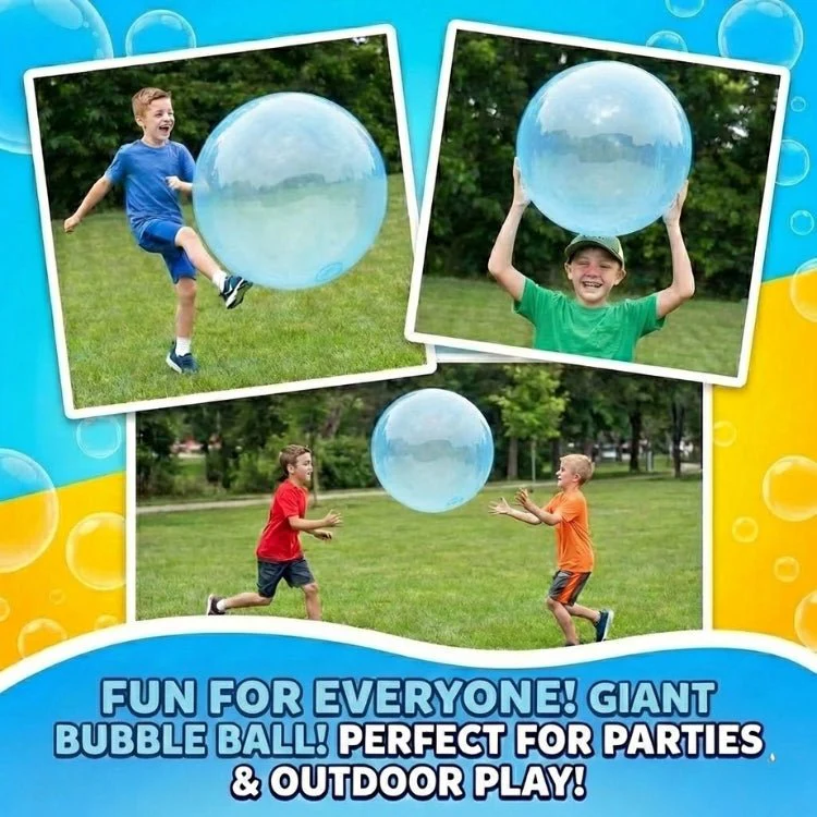 Giant Jelly Balloon Ball - Super Durable Inflatable Bubble Ball for Kids Outdoor Play (Buy 1 Get 1 FREE) - Image 20