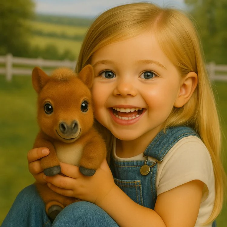 Interactive Robot Baby Brown Pony – Realistic Walking & Neighing Electronic Pet Toy - Image 4