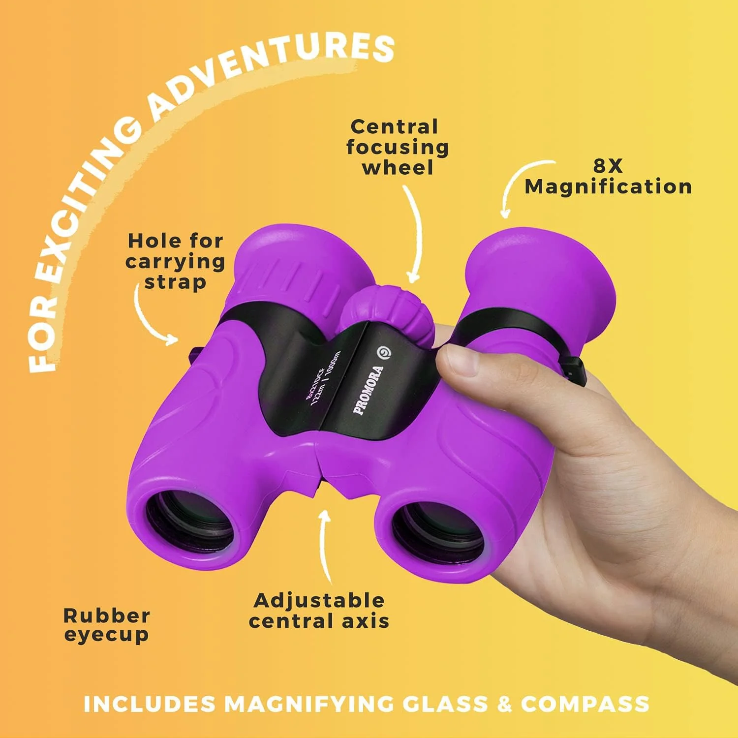 Kids Outdoor Explorer Kit: Shockproof 8x21 Binoculars, Compass & Magnifying Glass – Ultimate Nature Adventure Set for Boys & Girls - Image 12