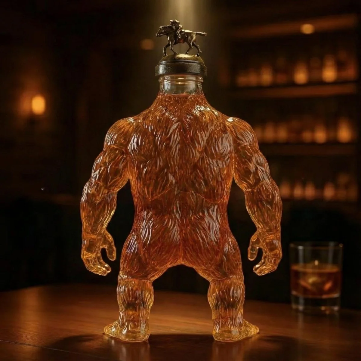 King Kong Whiskey Bourbon Decanter Bottle - Image 3
