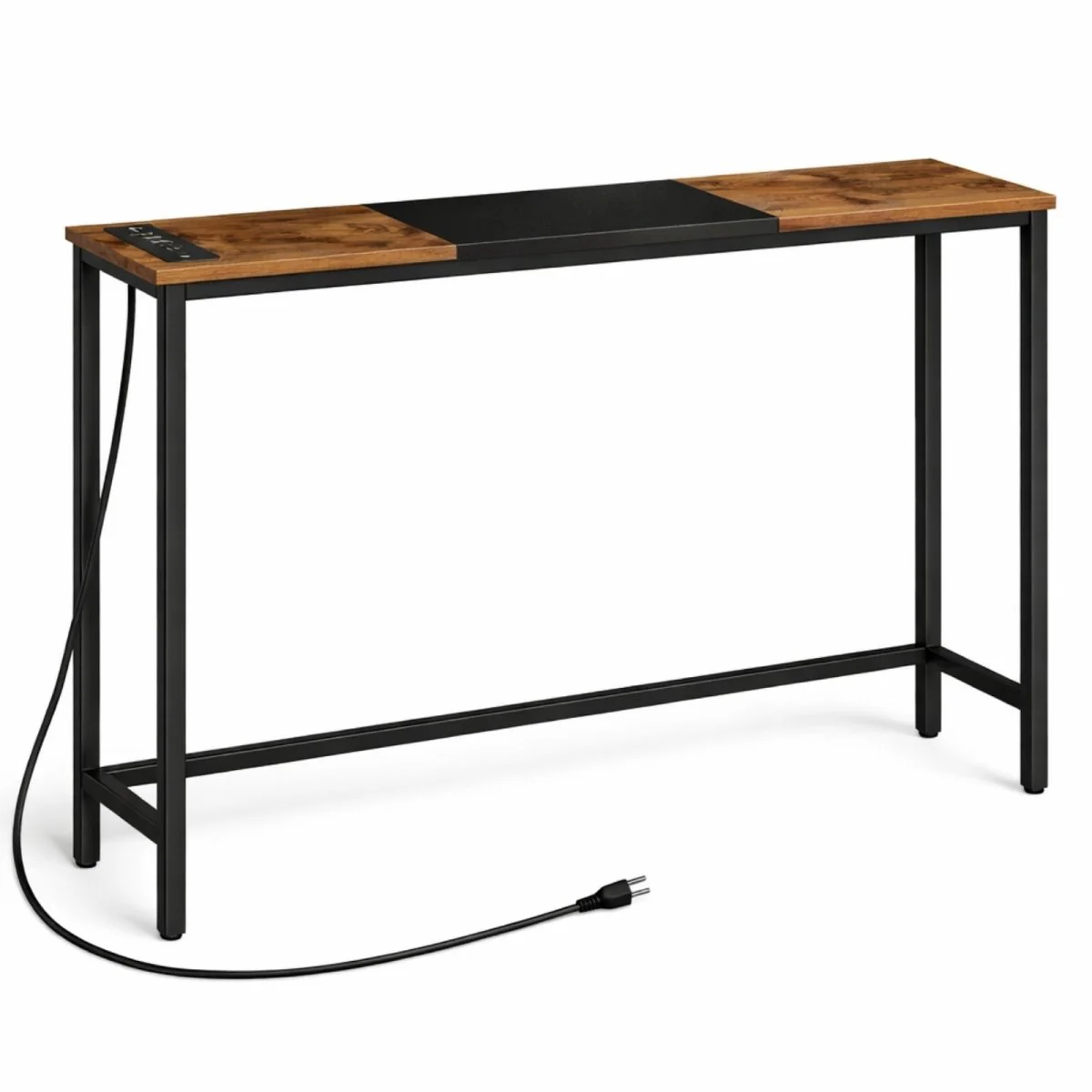 The Linear Sanctuary Console | 64" Power-Enabled Slim Sofa Table - Image 5